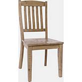 Carlyle Crossing Slatback Dining Chair in Distressed Pine (Set of 2)